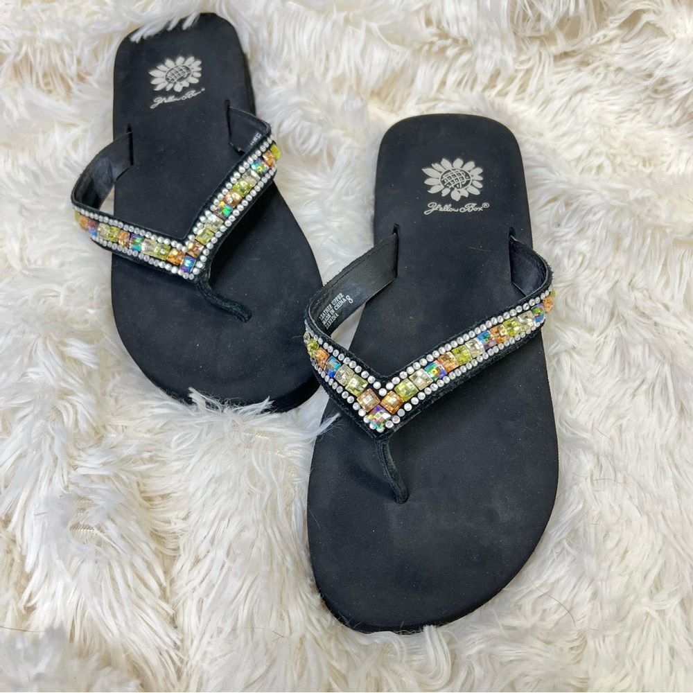 Yellow Box Sandals - Picture 2 of 9